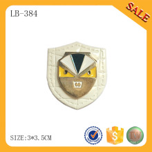 LB384 Patchs de vestuário decorativo remendo de couro das calças de brim remendo feito sob encomenda do couro do logotipo do metal para o revestimento